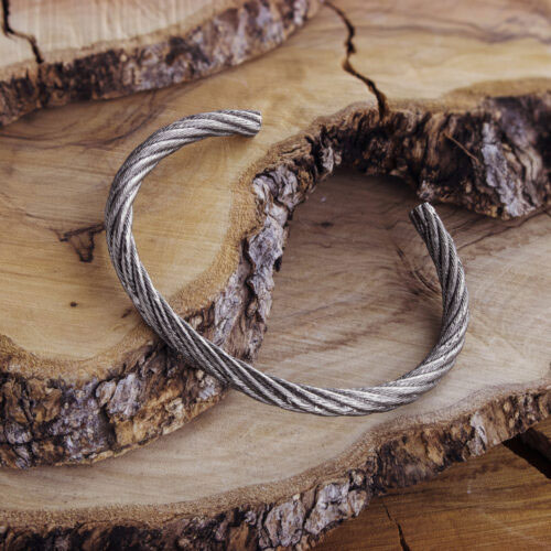 Fixed Rope Bracelet in Oxidized Sterling Silver