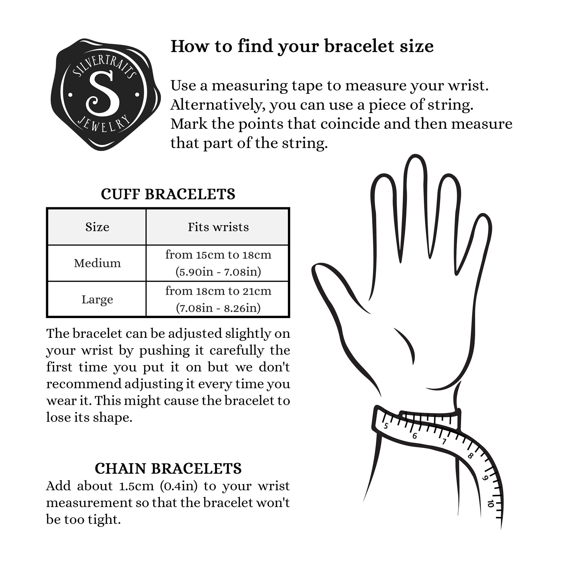 Bangle Size Chart | Bangle Diameter Measurement | Bangle bracelets,  Bracelets, Bracelet sizes