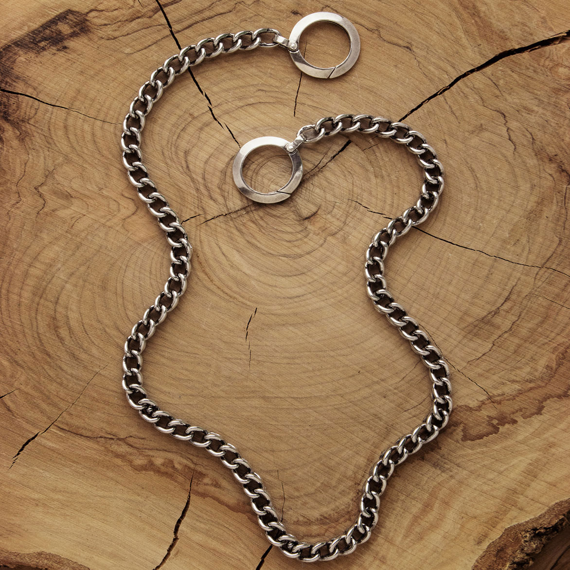 Silvertraits Thin Wallet Curb Chain Made of Sterling Silver